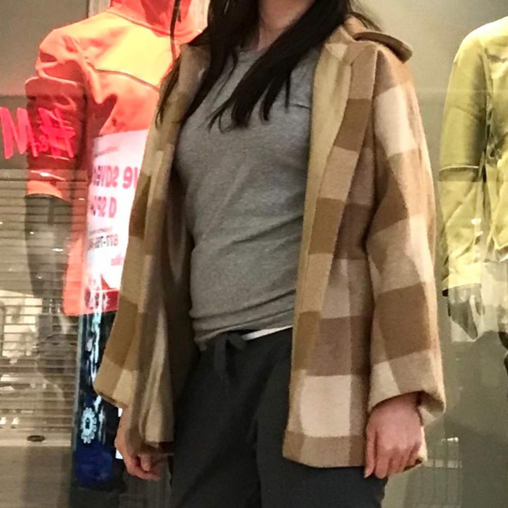 Dope Oversized Vintage Checked Jacket